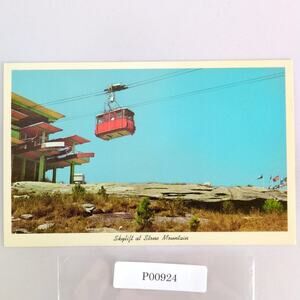 Skylift at Stone Mountain Historic Park 1960s Postcard Unposted